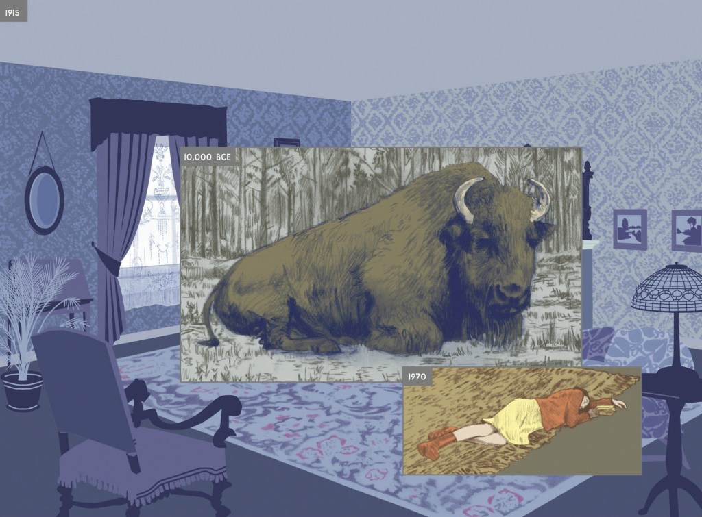 A história humana em um canto de sala – “Here”, de Richard&nbsp;McGuire